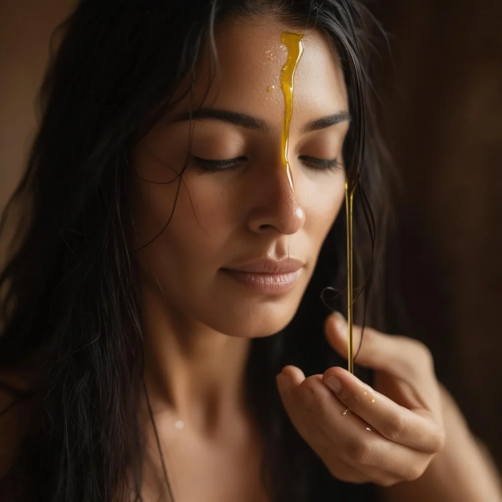 Argan Oil: Rich in fatty acids and Vitamin E, it nourishes and smooths hair.