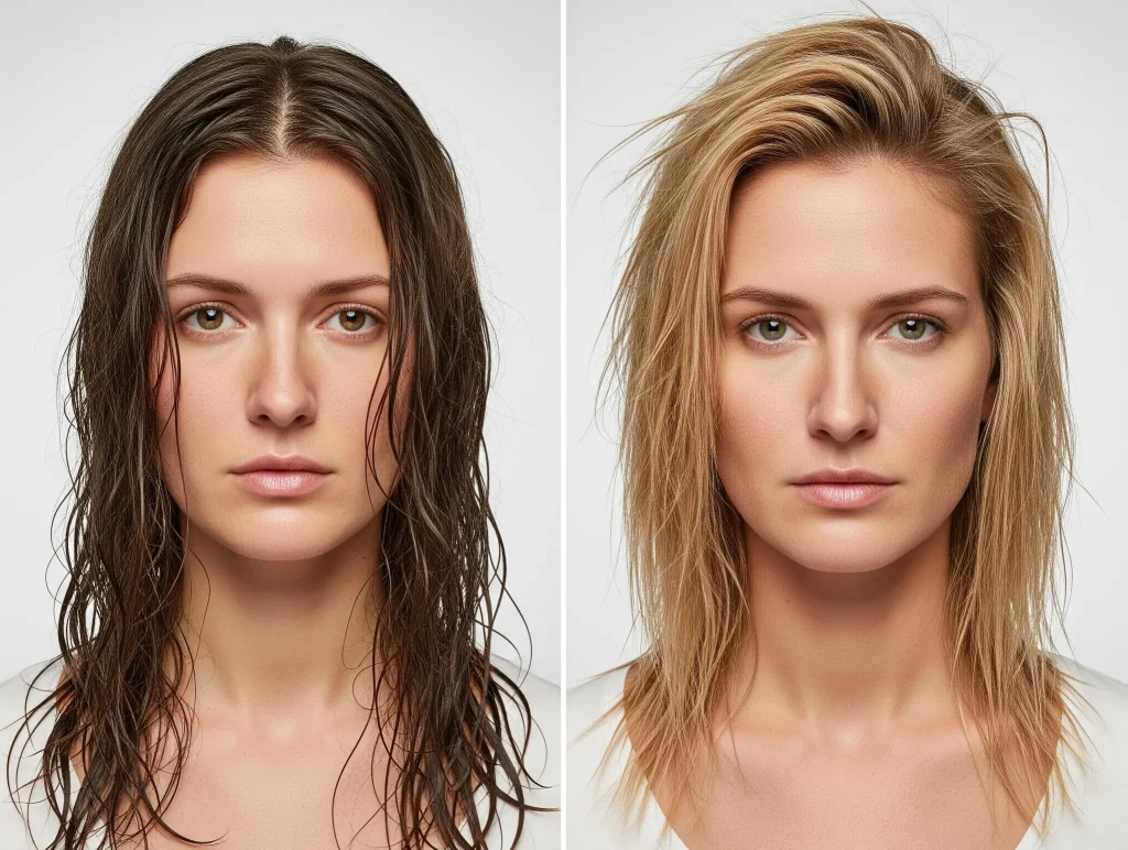 your hair feels mushy, overly stretchy, or lacks definition, it likely needs protein. If it feels stiff, brittle, or rough, you might be experiencing protein overload