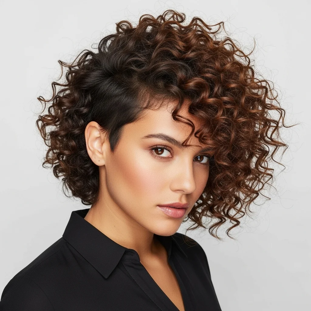 Curly hair presents unique opportunities and challenges when it comes to angled bob cuts.