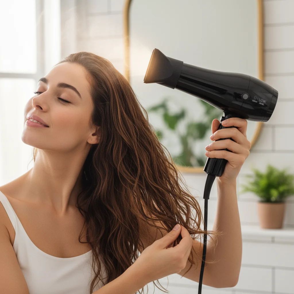 diffusing is a heat-free or low-heat alternative that can be used for air-drying.
