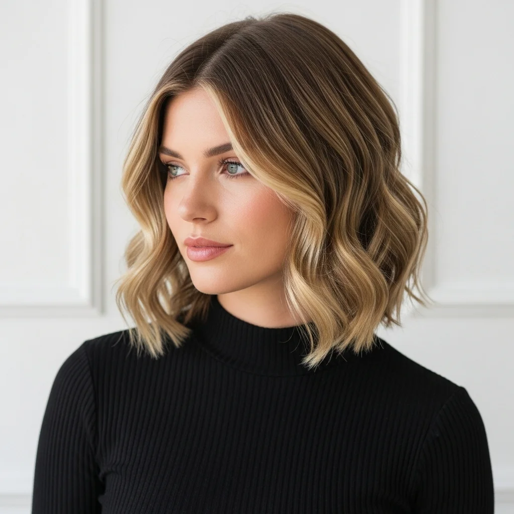 wavy angled bobs lies in working with, rather than against, the hair's natural texture.