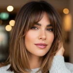 Stylish Medium Haircuts with Bangs