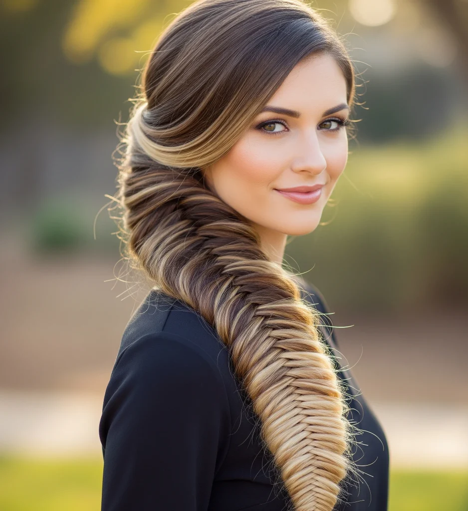 Fishtail Braids: A Touch of Bohemian Charm