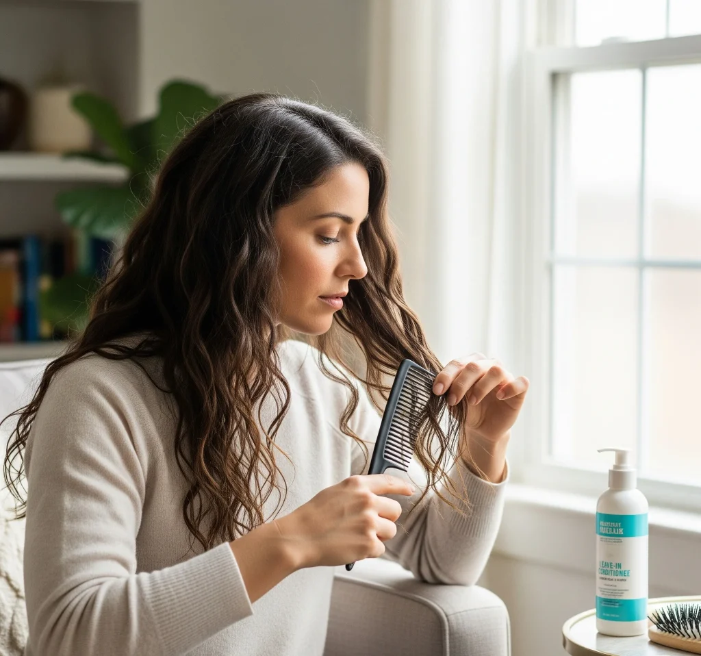 Wavy hair is more fragile when wet, making gentle handling crucial to prevent breakage.