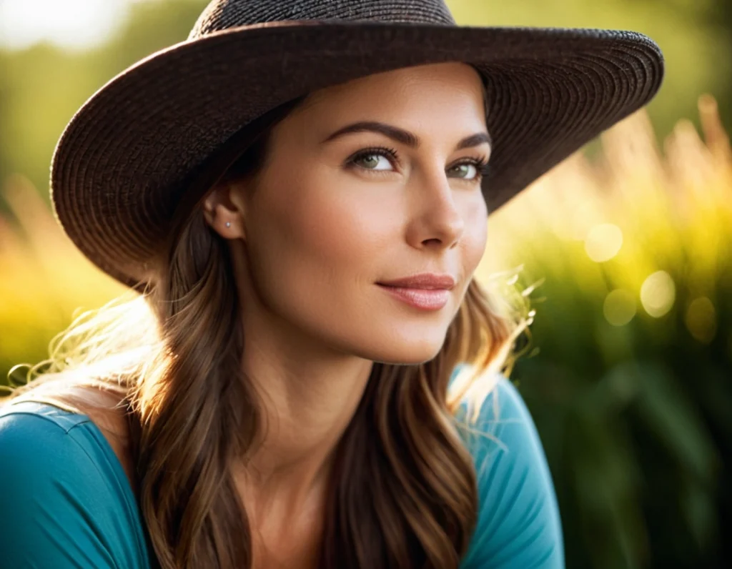 A wide-brimmed hat offers excellent protection, shielding not only your hair but also your scalp and face from harmful UV radiation.