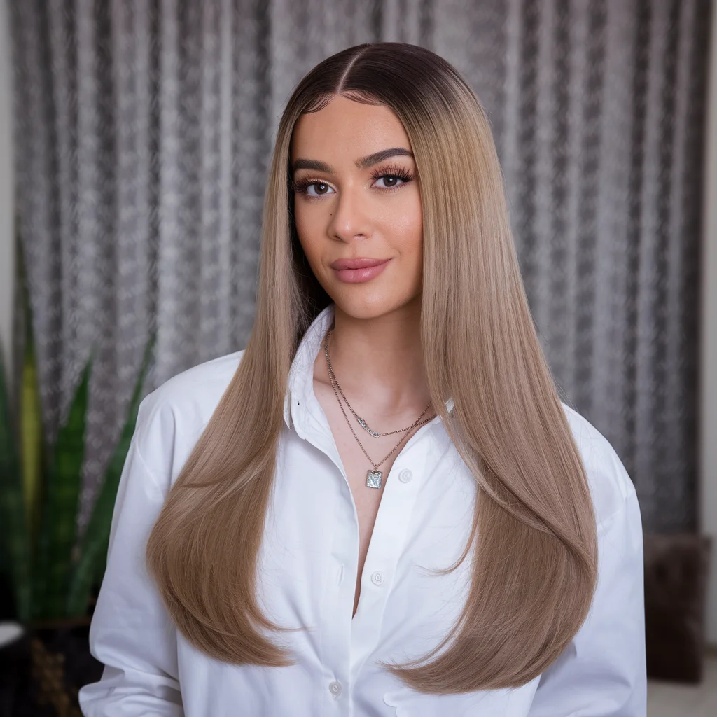 Long, straight hair has always been a timeless symbol of elegance and versatility