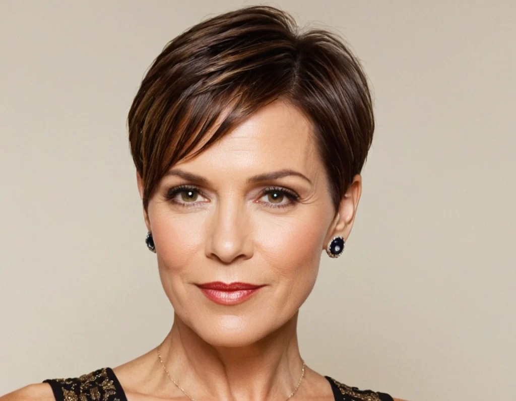 For many women over 50, short haircuts become an appealing choice