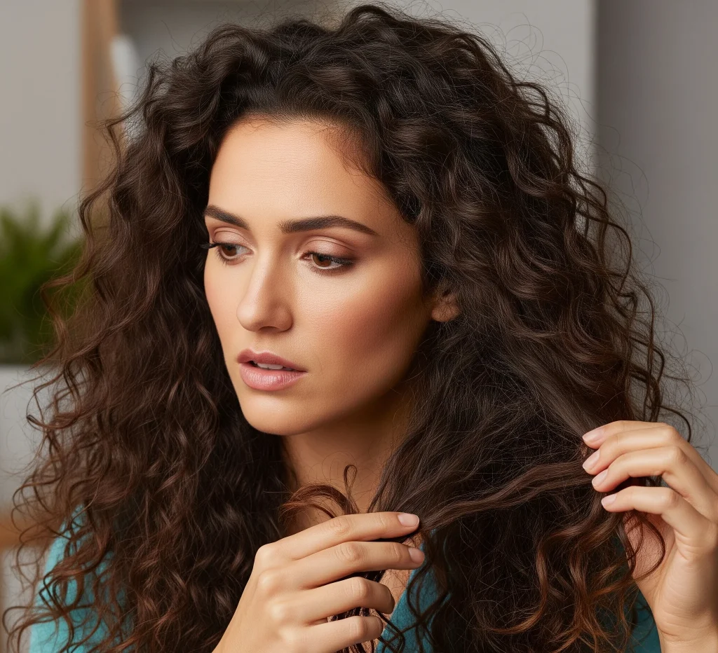 Curly hair, with its unique structure and natural dryness, is particularly susceptible to split ends.