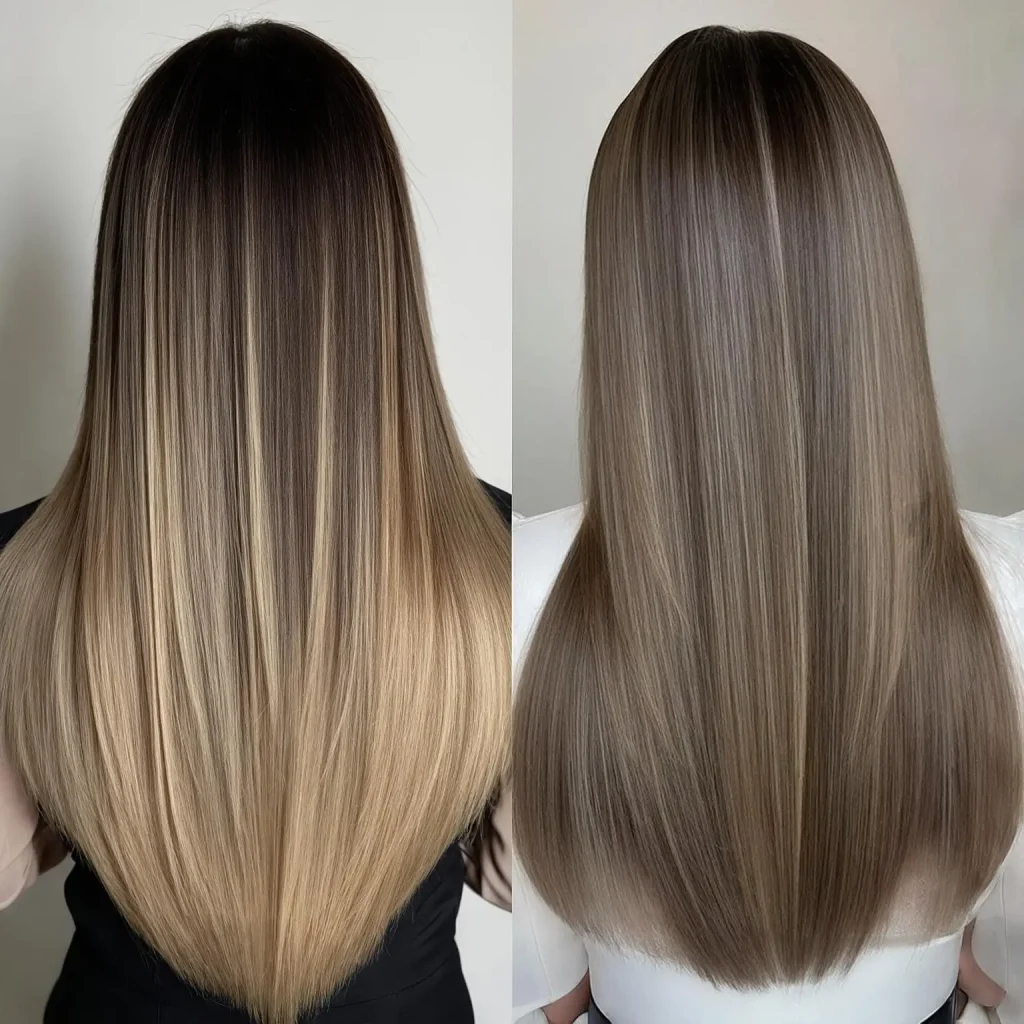 For those who desire movement and volume without visible layers, invisible layers are the answer for long hairs