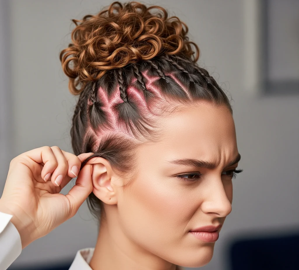 rough towel-drying, tight hairstyles, and even sleeping on cotton pillowcases can create friction that wears down the cuticle over time