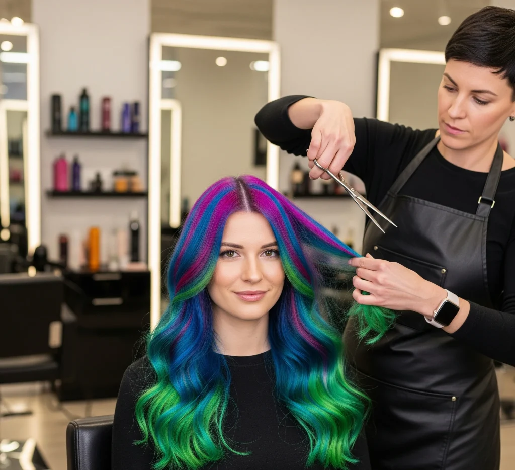 Regular trims removes Split ends and damaged hair tend