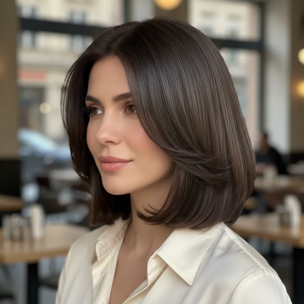 Straight Hair: While straight hair might seem less in need of layers, they can add crucial movement and prevent the bob from looking flat