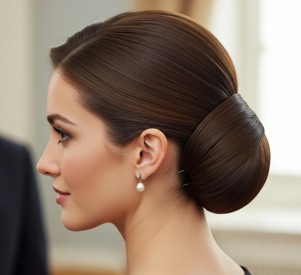 Elegant Low Bun