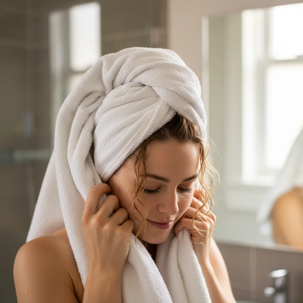 Plopping is a popular technique for curly and wavy hair that helps to maintain curl definition and reduce frizz.
