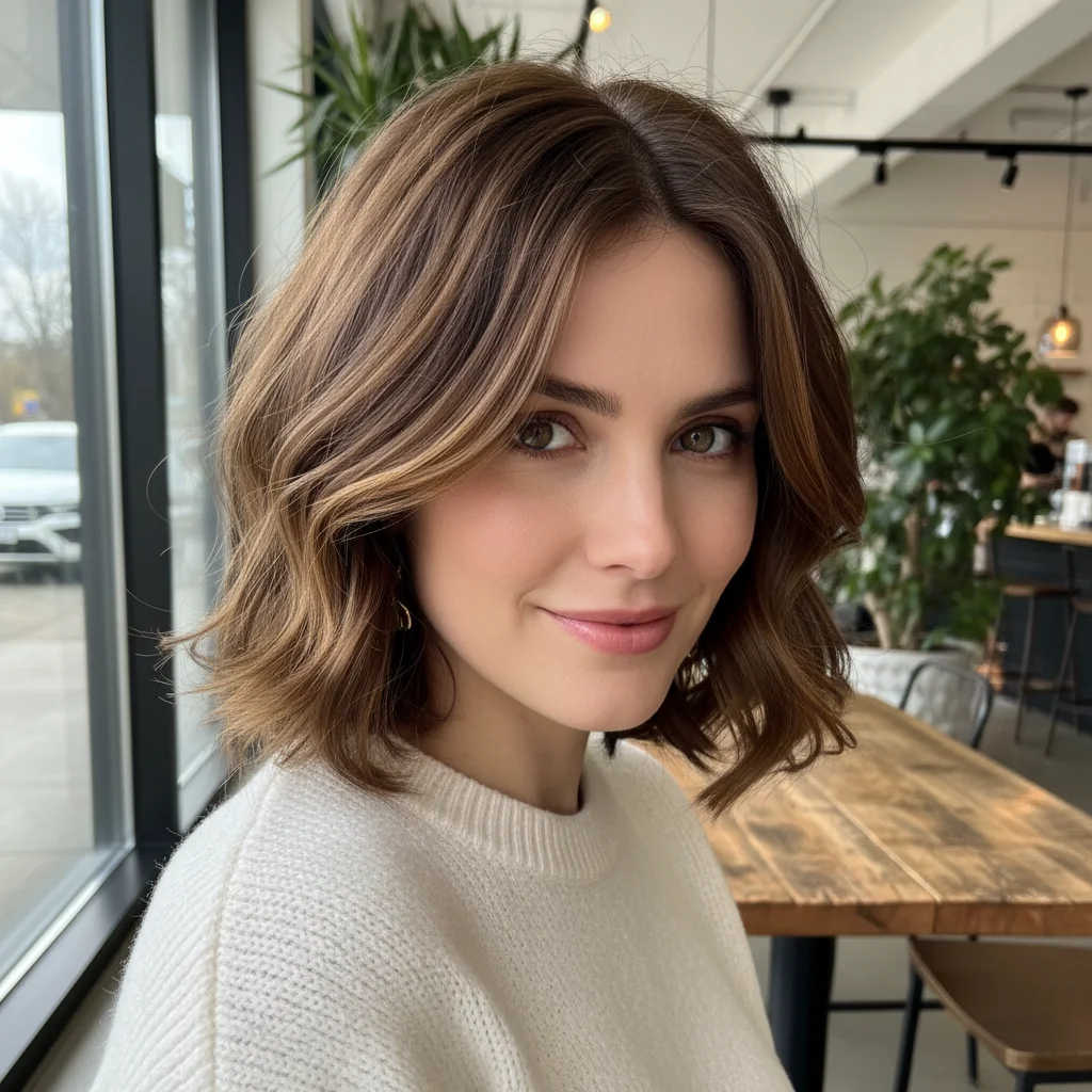 A layered bob is essentially a bob haircut that incorporates varying lengths of hair throughout the cut, rather than a single, uniform length