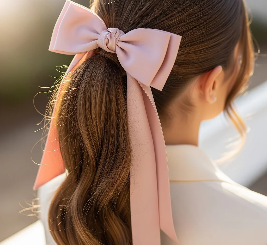 From delicate ribbons to statement bows, place at the base for feminine charm