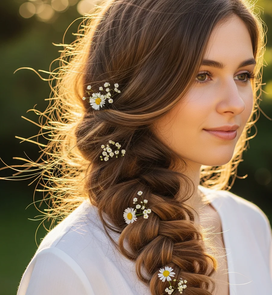 Braids continue to be a staple for long hair