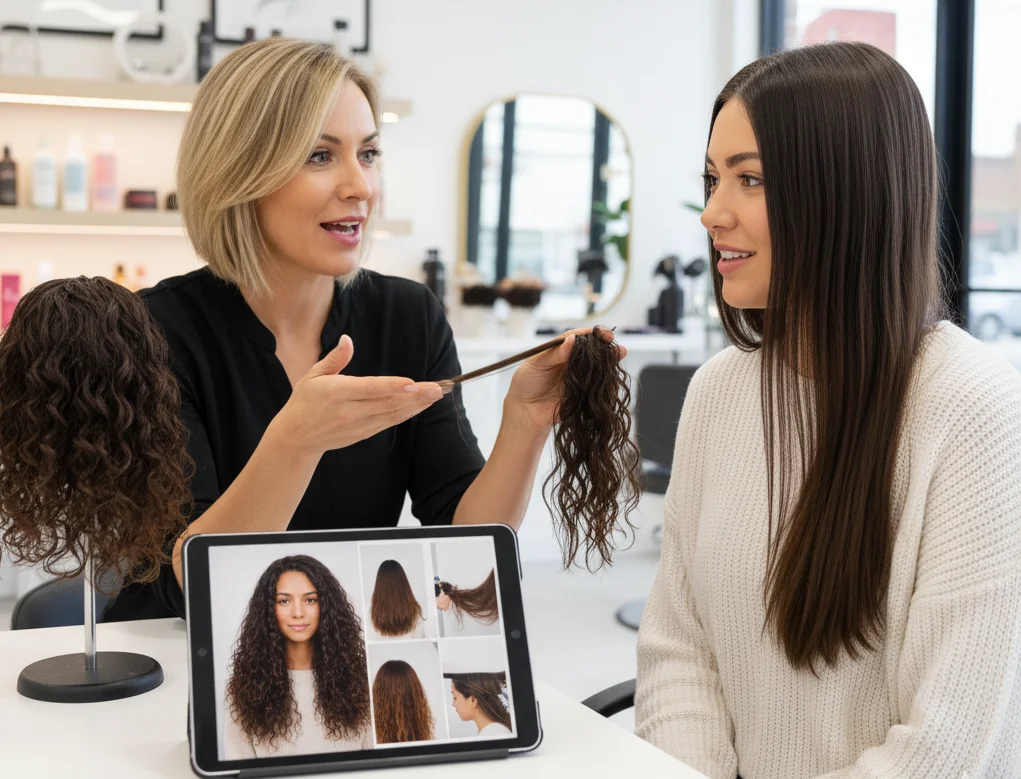 Consider finding a stylist experienced in natural hair transitions.