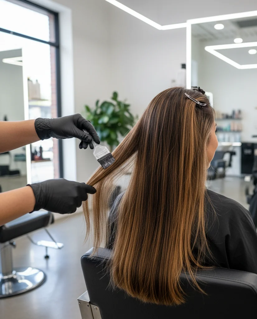 how much contrast you desire, regular touch-ups will be necessary to maintain the fresh look of your honey brown hair.