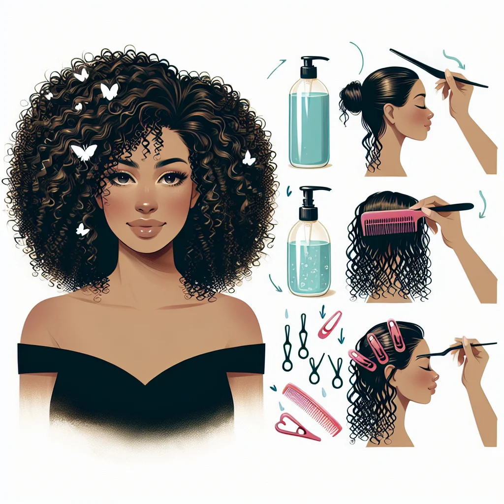 Root Clipping: This is an excellent technique to encourage volume and curl at the roots.