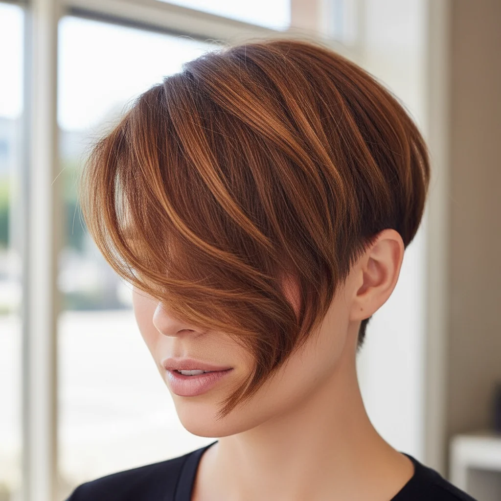 Thick hair, while often envied for its lushness, can sometimes be challenging to manage, especially in shorter styles.