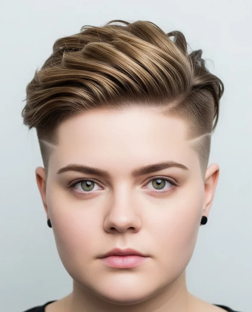 Undercut Pixie: 3-5 inches of length on top