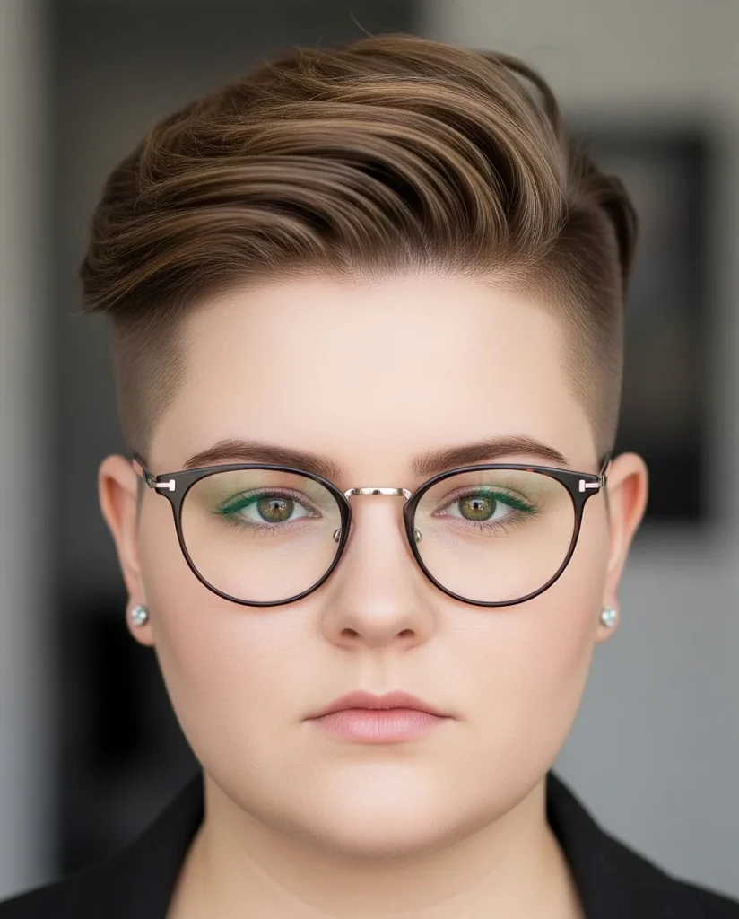 Undercut Pixie: Shaved or closely cropped sides (above the ear)
